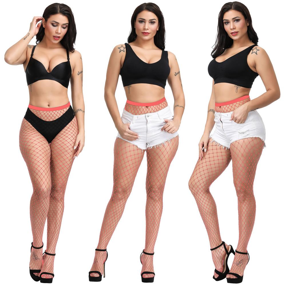 Hook up sexual fun stockings pantyhose base socks non-slip white colored mesh stockings fishmesh pantyhose