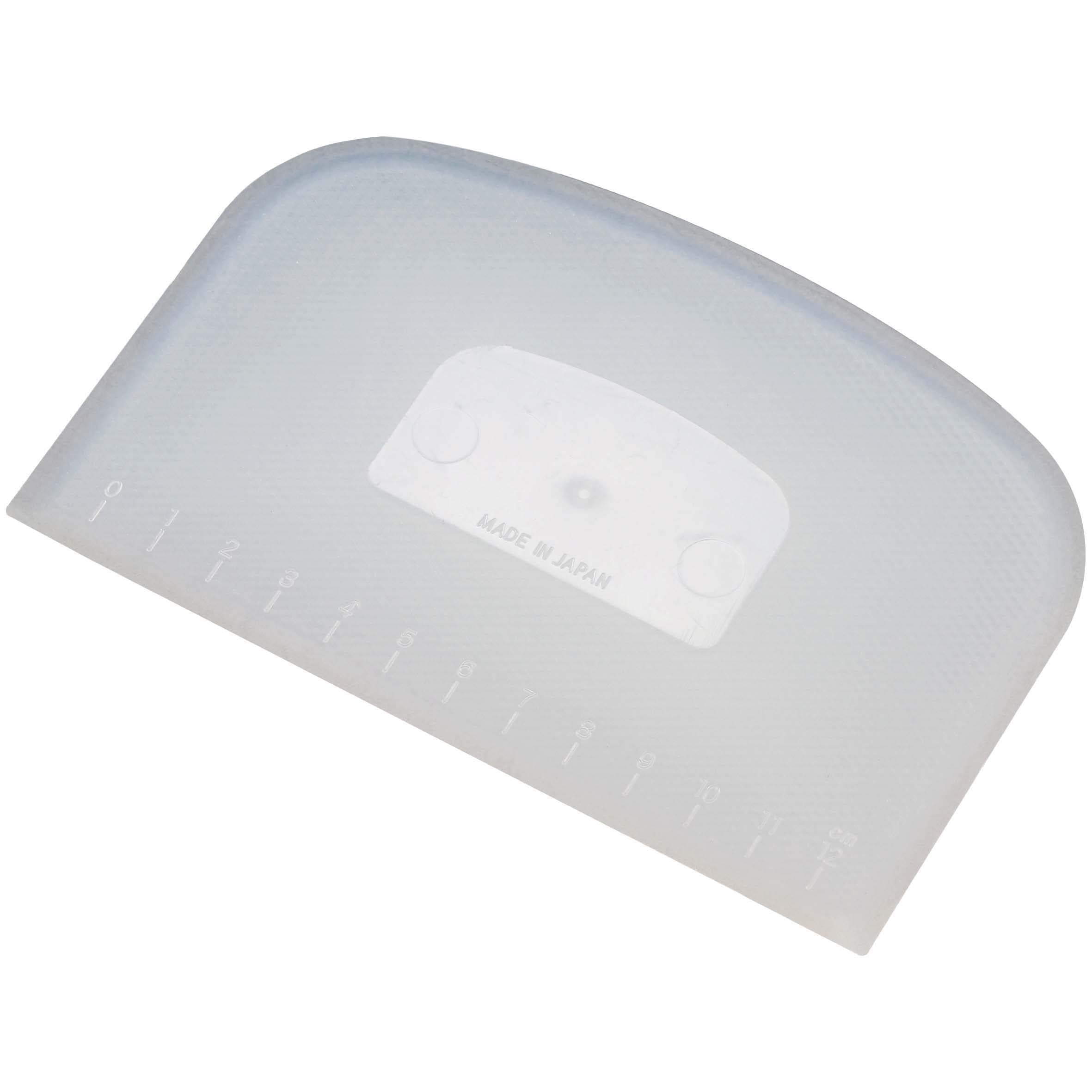 

Tiger Crown Spatula Scraper White 145 x 3 x 97mm Graduated Dredge Polyethylene Dough Pouring Smoothing Straining 555 белый