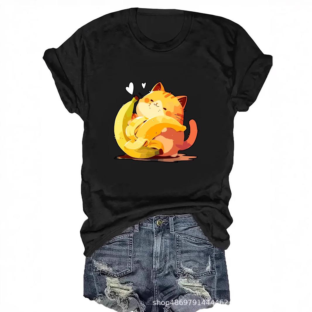 

Women s Round Neck Fashion T-Shirt for Cross-Border Trade XX-Large розовый