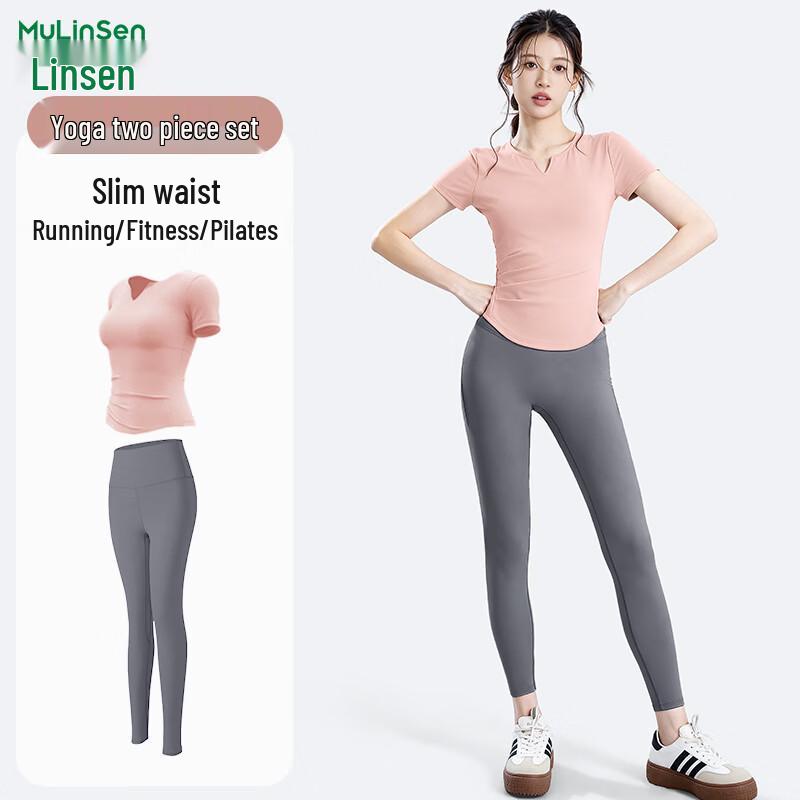 

Женский спортивный костюм с коротким рукавом, быстросохнущий XL