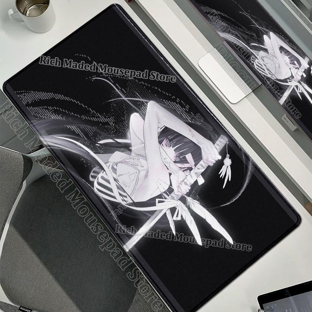 Anime Pretty Girl Large Cartoon Mouse Pad E-sports Anti slip Desk Mat Office Computer Keyboard Mousepad XXL Laptop Desktop Mats