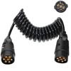 2.4m 7 Pin Truck Trailer Light Board Extension Cable Wire Splices Circuit Socket