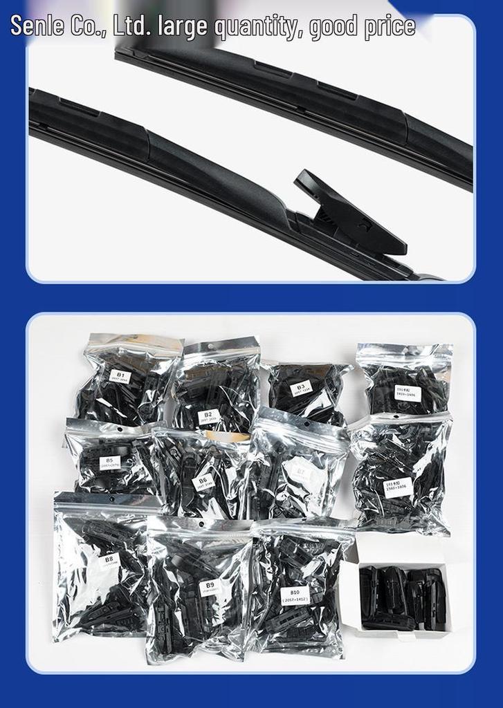 High-End Silicone Coated Silent Wiper Blade for Weilan 7 - Universal Three-Section Design