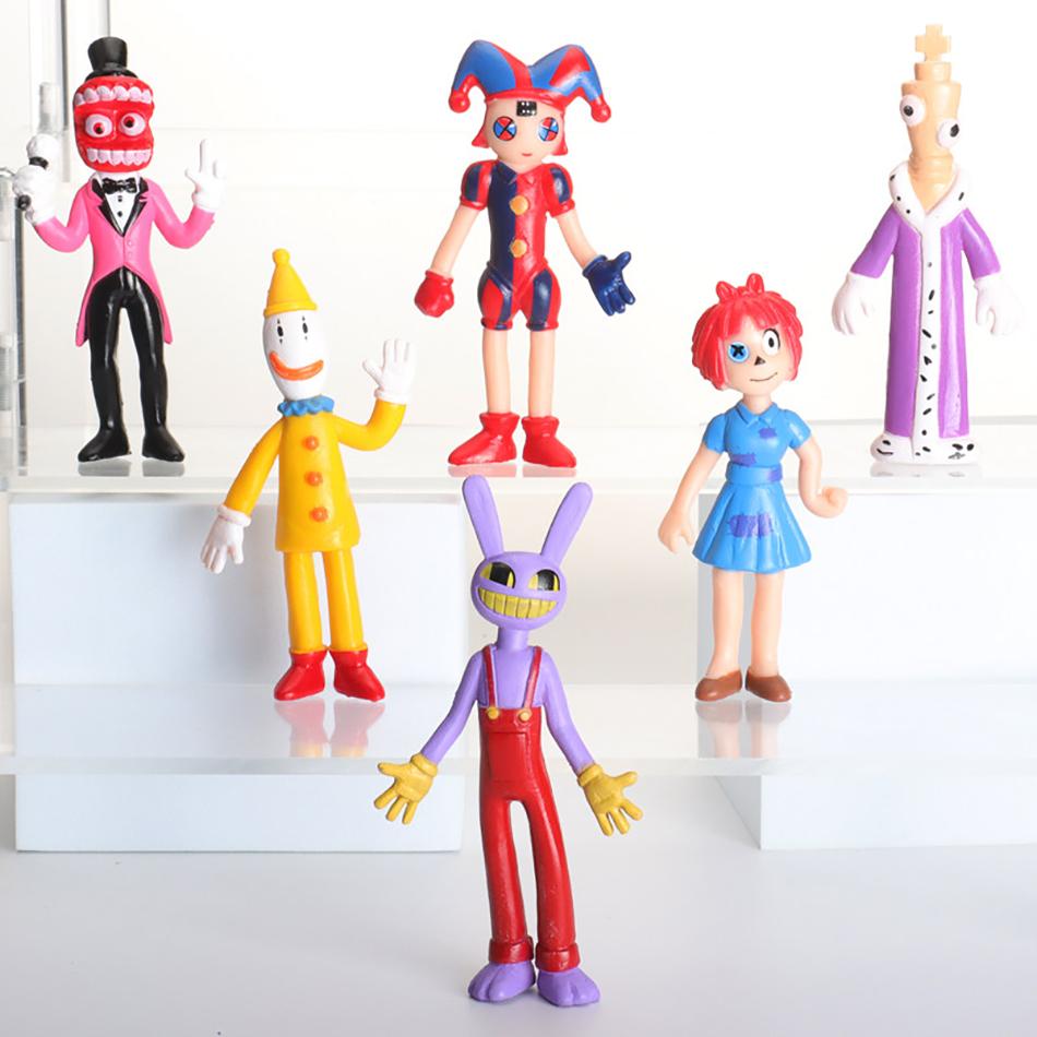 6-12 Pcs/Set The Amazing Digital Circus Anime Figure Ragatha/Jax/Pomni Action Figure Pvc Collection Decoration Model Doll Toys