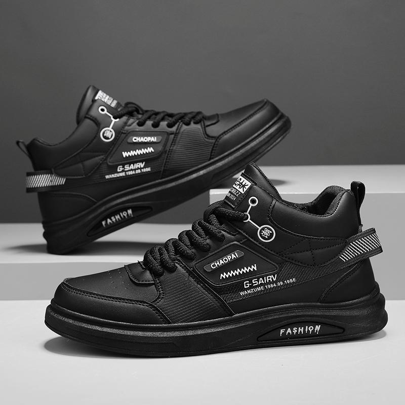 

39-44 Новая Мода Уличные Белые Кеды для Мальчика Люксовый Дизайнер Мужские Кроссовки Tenis Masculino Повседневные Износостойкая Платформа 44 чёрный