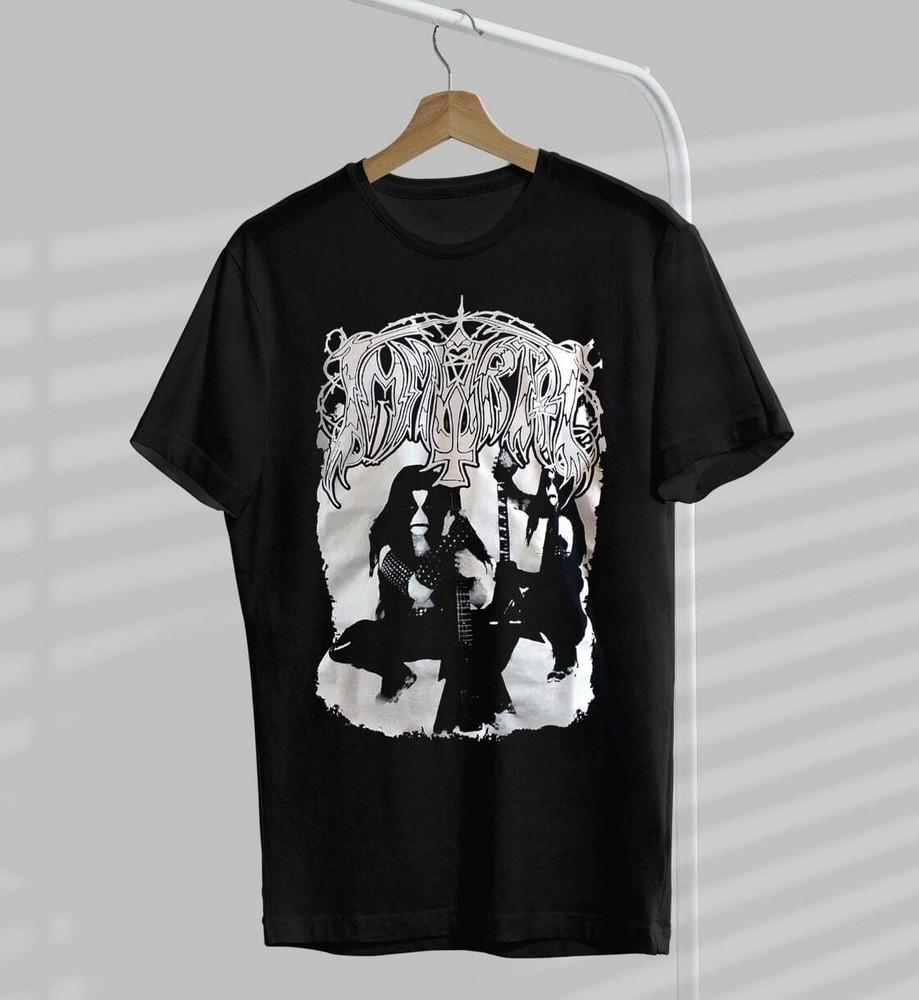 Rare Immortal Band Short Sleeve S to 5XL Black T-shirt XXXXL