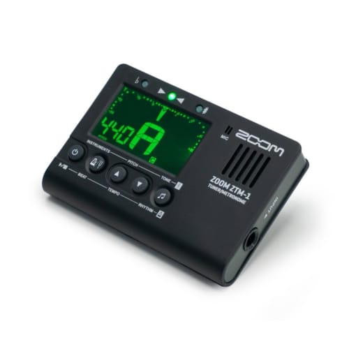ZOOM ZTM-1 Instrument Tuner/Metronome with 5 Tuner Modes and Chromatic Tuner, Includes Contact Microphone for Tuning Acoustic Instruments Like Guitar,