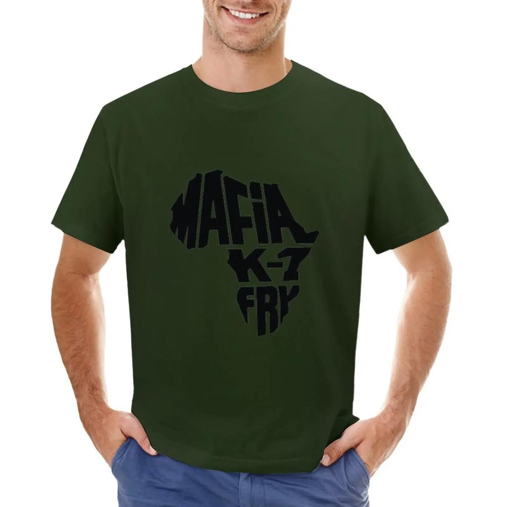 mafia k1 fry T-shirt heavyweights anime clothes vintage tees t shirts for men cotton