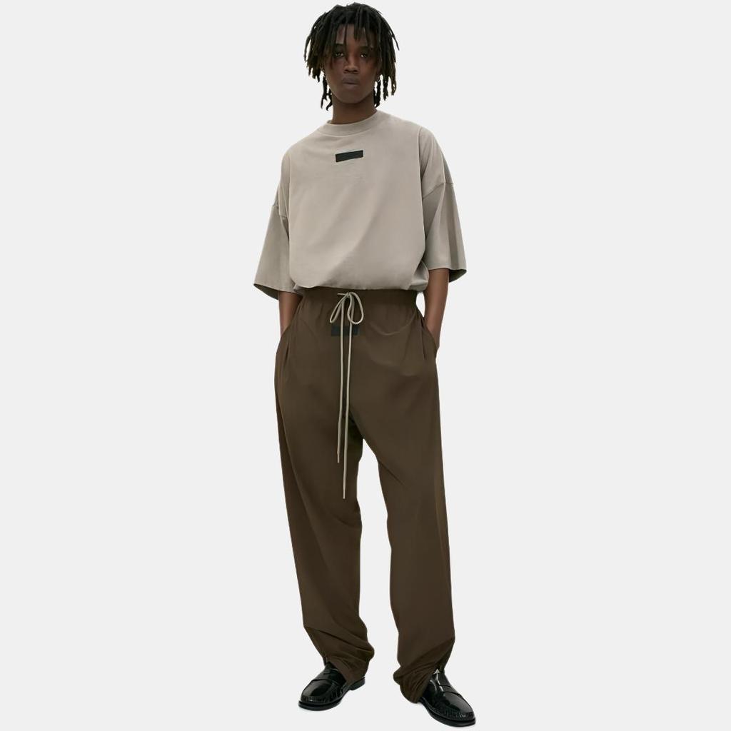 Fear of God Essentials SS24 Nylon Track Pants 'Wood' Men's 130SU242166F