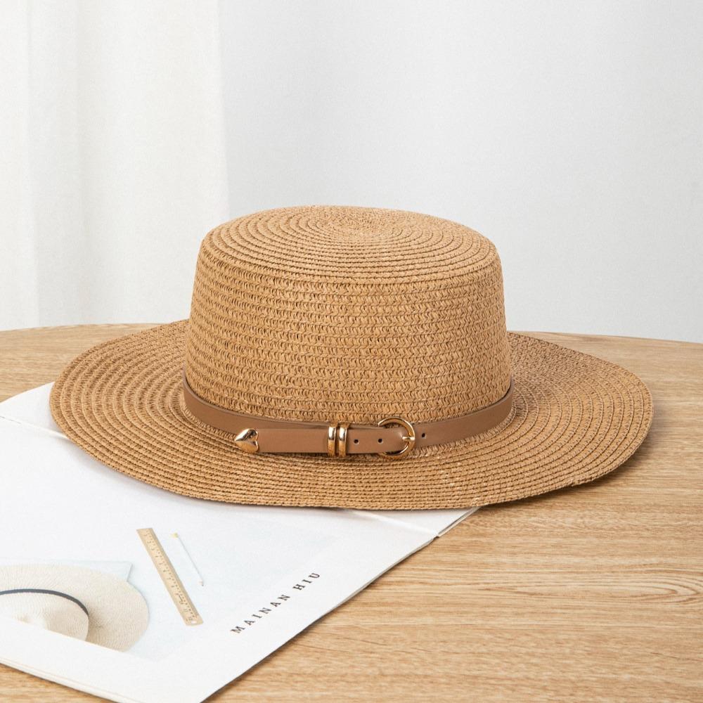 Wide-Brimmed Sun Hat Foldable Beach Hat New Straw Hat Summer