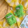 Small Mini Dinosaur Pendant Keychains Cute Animal Plush Stuffed Toy Keyrings Bag Doll Pendant Ornaments Gifts