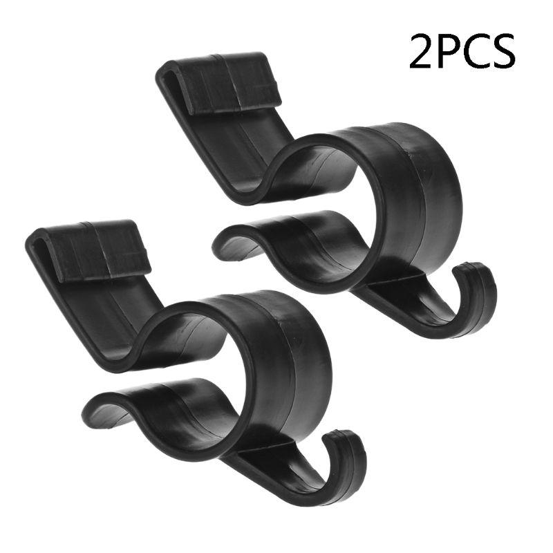 

2 шт. Автомобильный зажим для хранения крючков багажник автомобиля вешалка для зонтов сумка держатель для фиксации рамы зонты держатель для продуктовых сумок чёрный