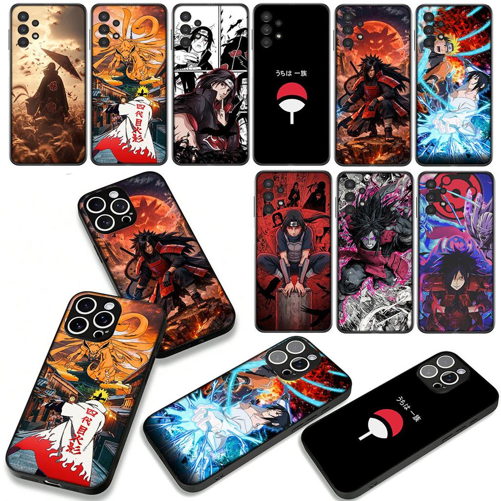 Narutos Itachi Sasuke Uchiha Madaras Cover Phone Case for Apple iPhone 17 16 15 11 Pro XS Max XR 6 7 8 Plus + SE 2020 5 16E