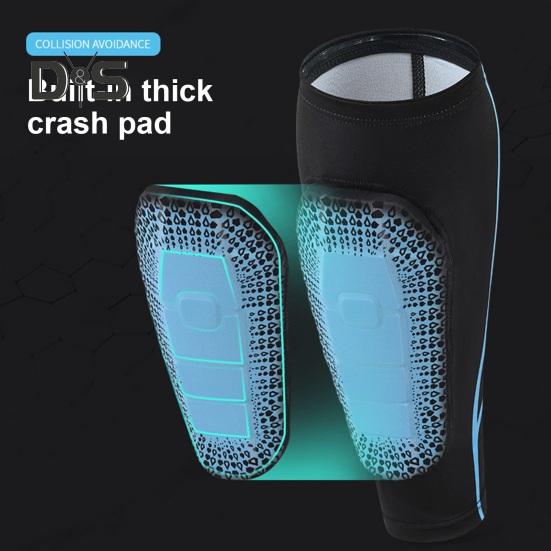 Soccer Shin Guards for Adults Anti-Collision Shin Pads Compression Leg Protection Sleeve Athletic Gear for Football Sports Fitness