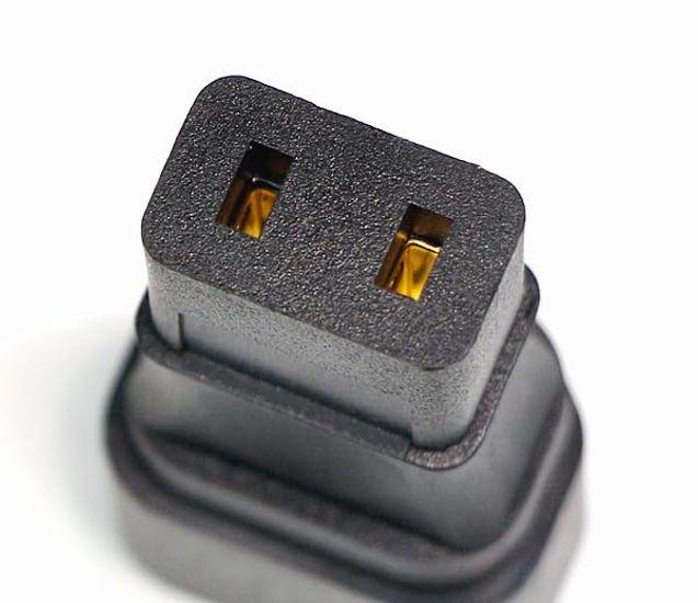 Old Standard Square 2P 3P Power Conversion Plug IEC320 Adapter Vintage Synthesizer (C14/C16) @KORG/ROLAND/BOSS/AKAI