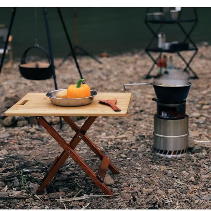 OIMG Aluminum Foldable Outdoor Cutting Board & BBQ Table