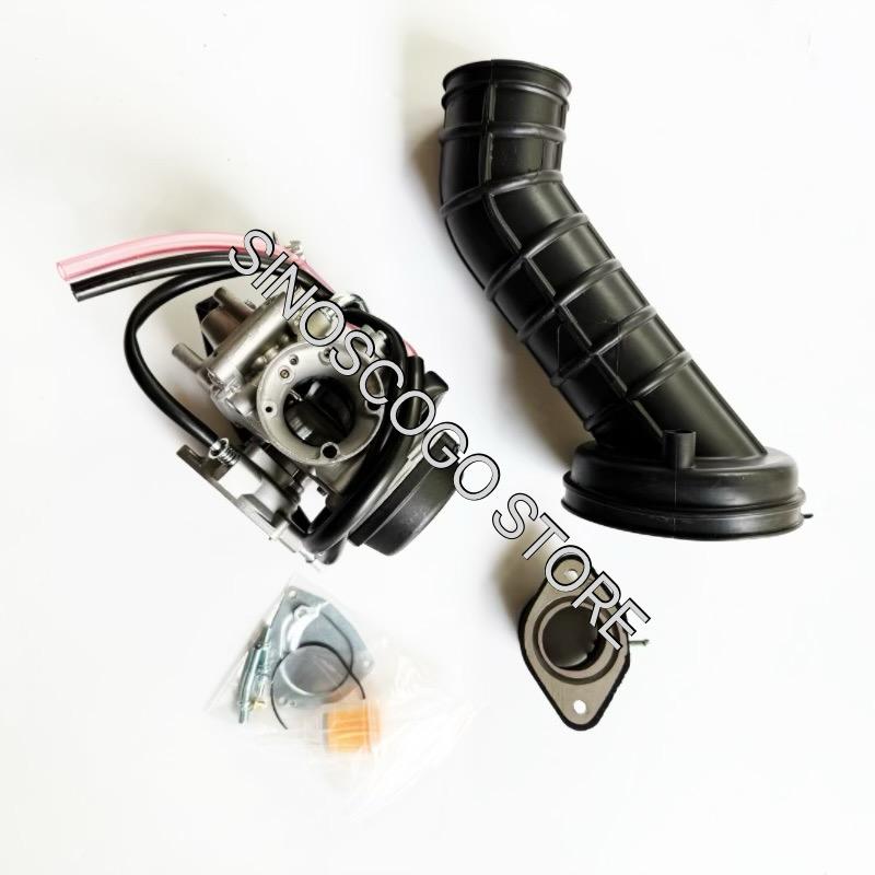 CF500 Carburetor Original Intake Manifold Air Filter Exhaust Pipe For CFMOTO Cforce 500 X5 ATV Quad 0180-100000 0180-110008