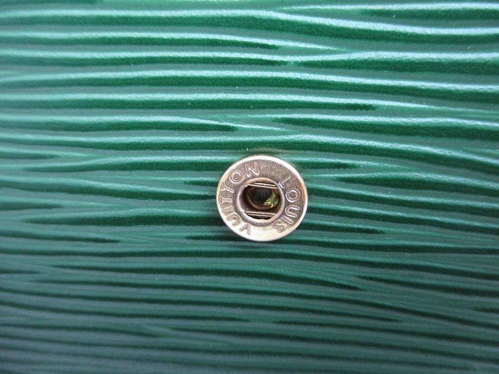 Authentic LOUIS VUITTON Epi Green Leather Coin Purse #a968  Pre-owned