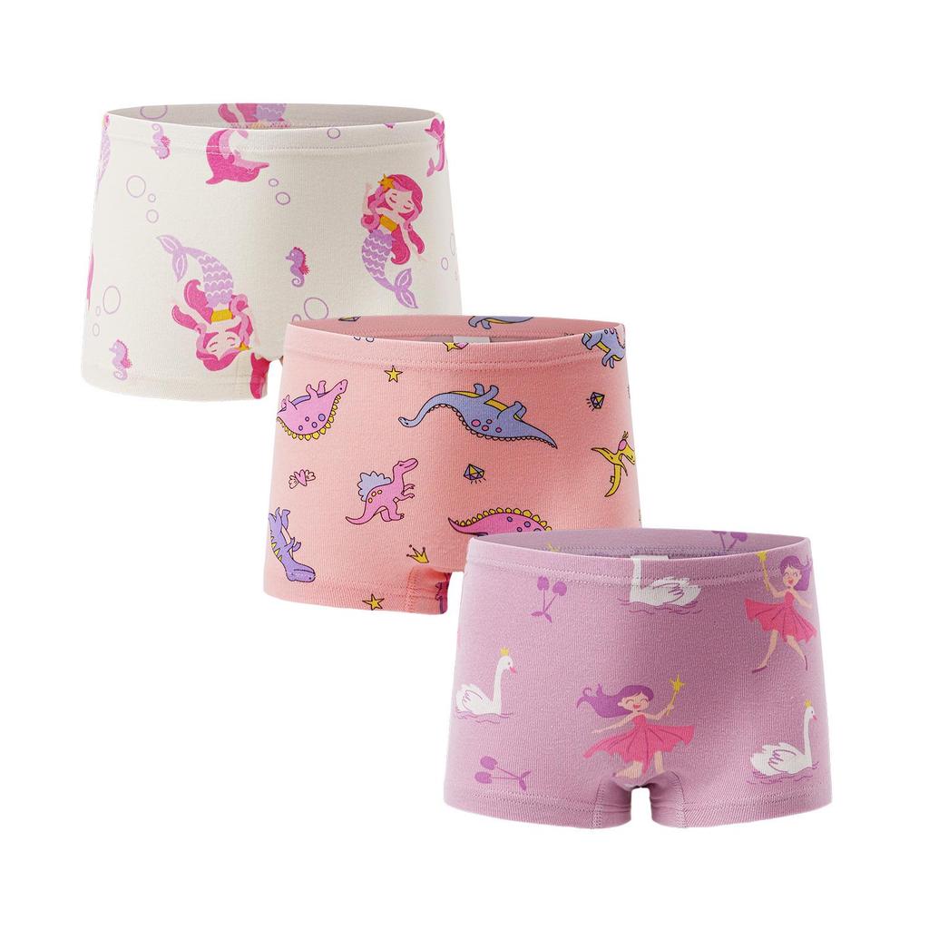 Kız Çocuk %100 Pamuk Boxer Külot - Küçük Çocuk ve Bebek İç Çamaşırı