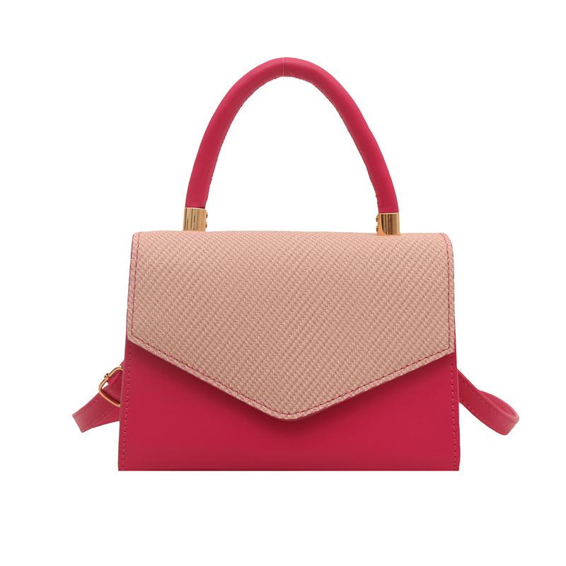 2025 autumn new fashion texture temperament solid color foreign style handbag commuting shoulder messenger bag