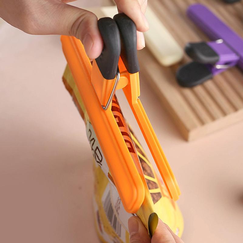Tragbare Beutelclips, Küchenaufbewahrung, Lebensmittel-Snack-Versiegelung, Beutelclips, Versiegelungsklemme, Kunststoffwerkzeug, Küchenorganisationszubehör