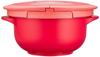Meyer Mikrowellen-Schnellkochtopf 2,5L Polypropylen Einfach Kochen Zeitsparend Reiskocher Rot [Mikrowellen-Schnellkochtopf 2] MPC2-2.5RD