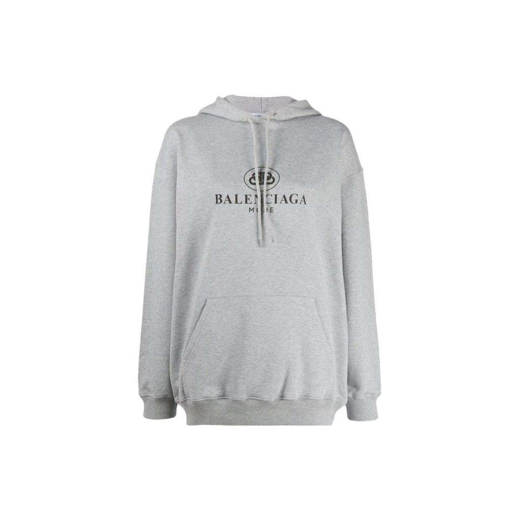 Balenciaga Sweatshirt Loose Fit Women's Gray 570798TFV751300