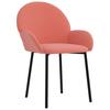 Dining Chairs 2 Pcs Pink Velvet
