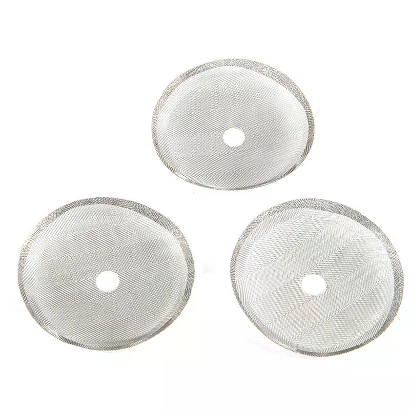 3 Adet Yeniden Kullanılabilir Paslanmaz Çelik Fransız Basın Kahve Makinesi Çıkarılabilir Örgü Filtre