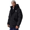 Converse Premium Mid Down Jackets Men's Black Hooded Moderate Down Jacket 10025249-A03