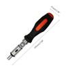 Multifunctional Ratchet Screwdriver Angles 1/4 Inch Inside Hexagon Interface Adjustable Angles Wrench Easy To Handle