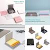 Memo Pad Organizer Sticky Note Holder with Stencil Post Note Holder Desk Organizer for Dorm Room and Office