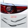 ABS Chrome Rear Tail Bumper Fog Lamp Light Eyebrows Decoration Strips Cover Trim For Mazda CX-5 CX5 2017 -  Accessories