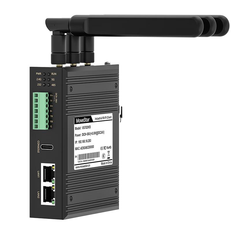 

MoweStar VS702WD Industrial Wireless Serial & Ethernet Converter (CN version)
