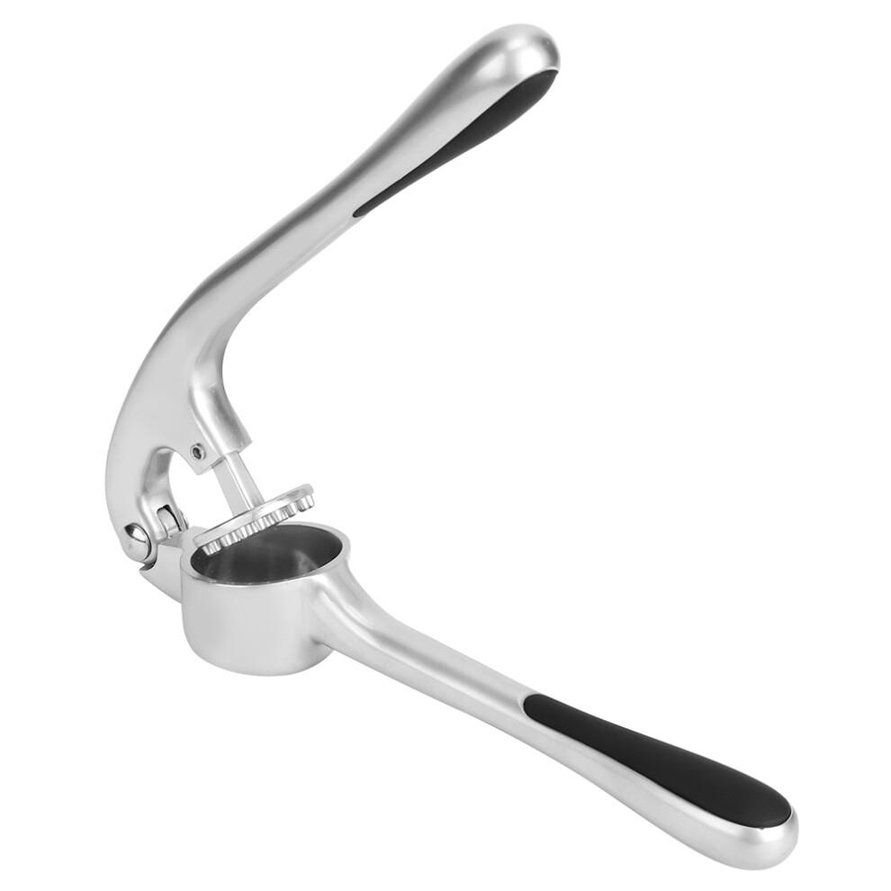Zinc Alloy 304 Stainless Steel Garlic Press Manual Garlic Crusher Peel Garlic Cloves Mash Garlic Paste Crush Garlic