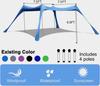 Portable Outdoor Sunshade Canopy: Beach Tent & Cooling Shelter for Camping & Fishing