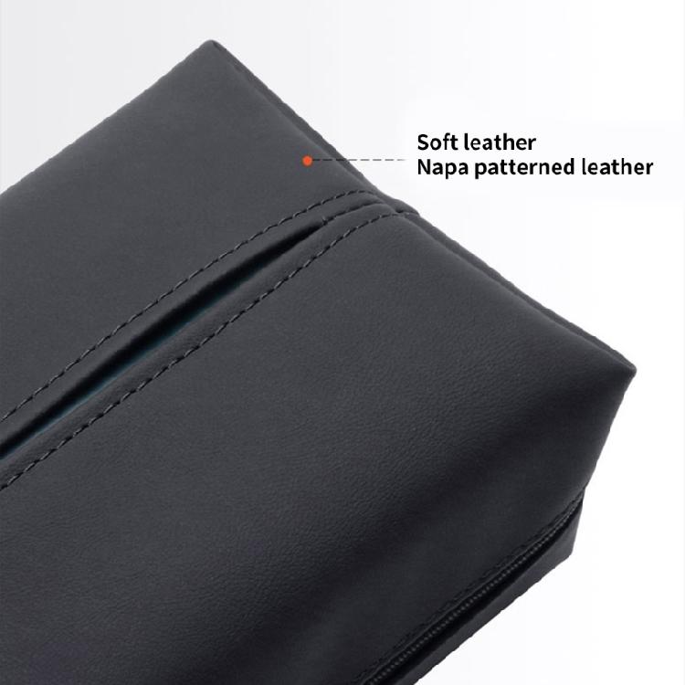Large Car Tissue Holder Leather Tissue Holder in Car Backseat Rectangular, Napkin Holder for Car