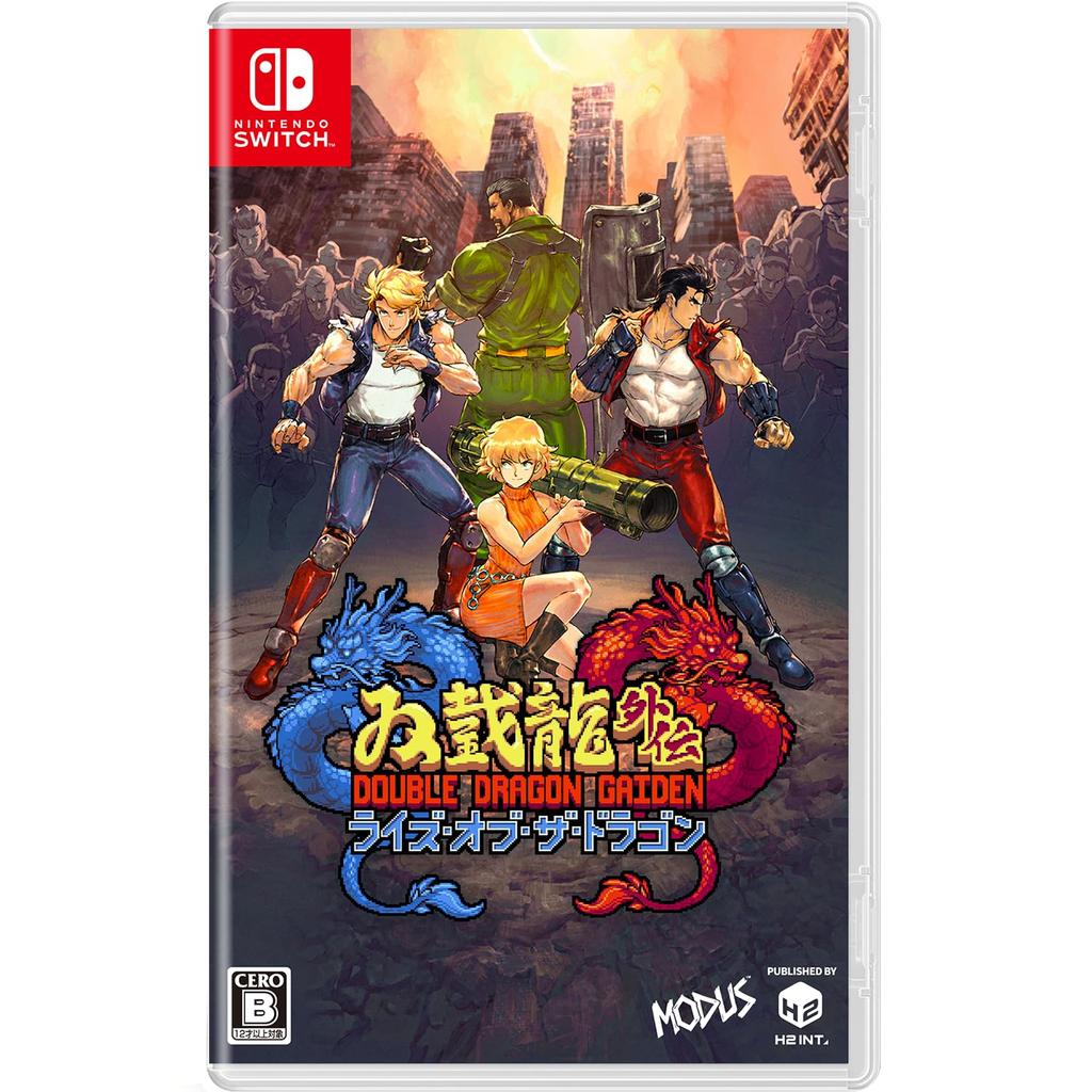 Double Dragon Gaiden: Rise of the Dragon - Switch [Permanent Bonus] Includes 2 Original Stickers