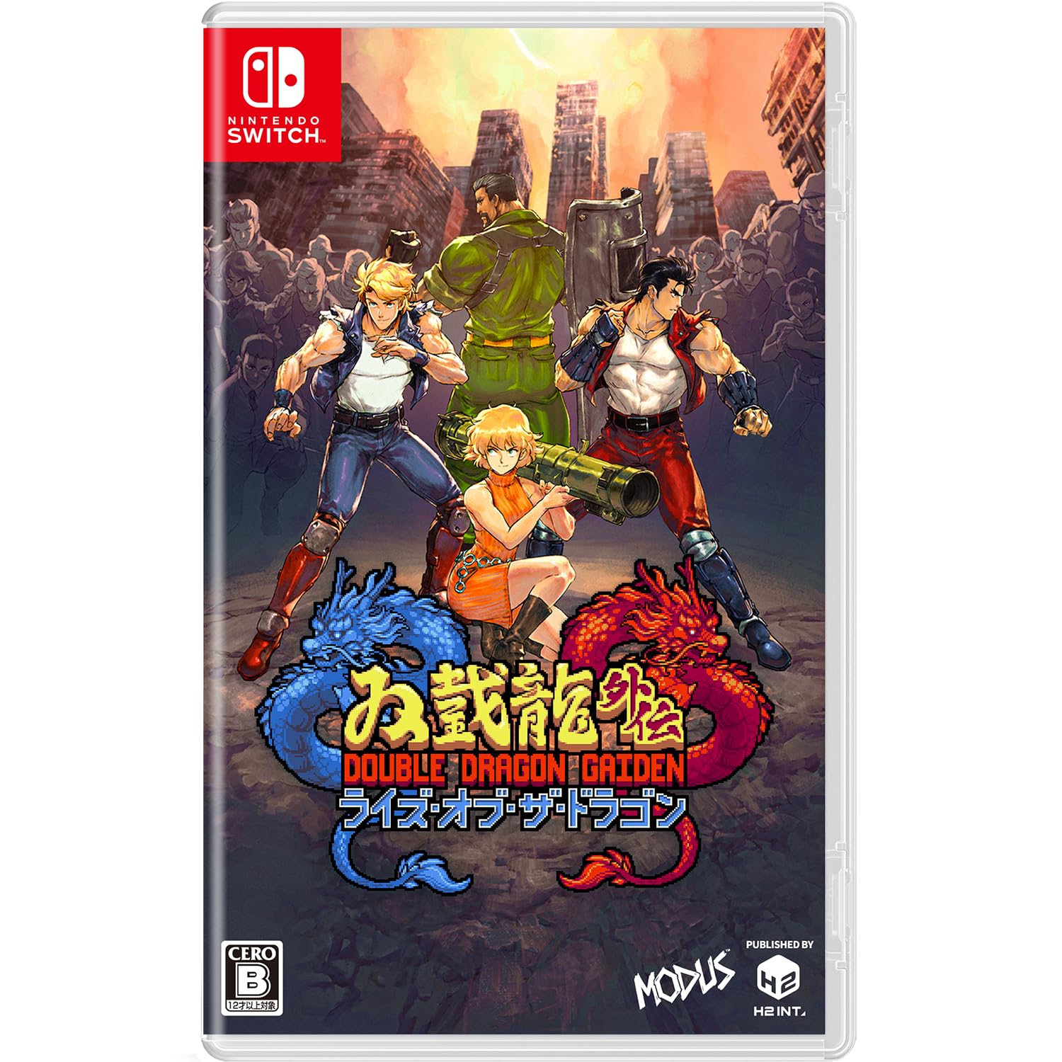 

Double Dragon Gaiden: Rise of the Dragon - Switch [Permanent Bonus] Includes 2 Original Stickers