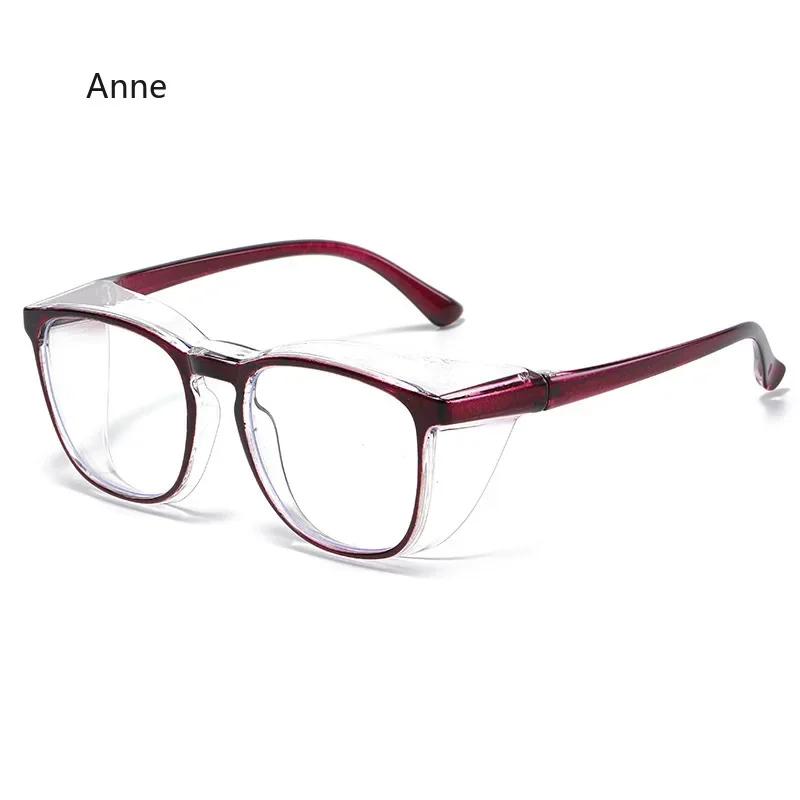 1PC Safety Glasses Anti Fog Goggles Protective Glasses Side Shields Anti Blue Light Protection Eye Glasses For Men And Women