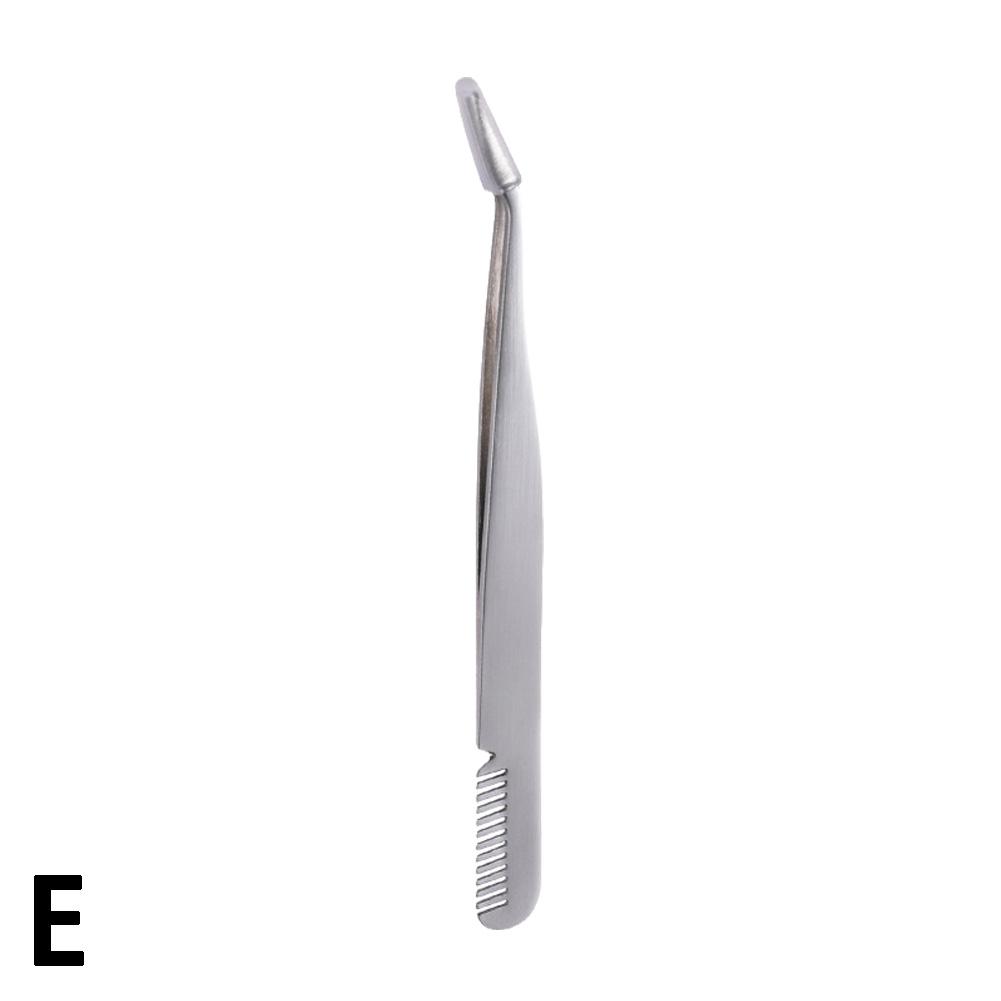 False Eyelash Tweezers False Eyelashes Applicator Steel Eyelash Extension Curler Nipper Clip Clamp Makeup Tools