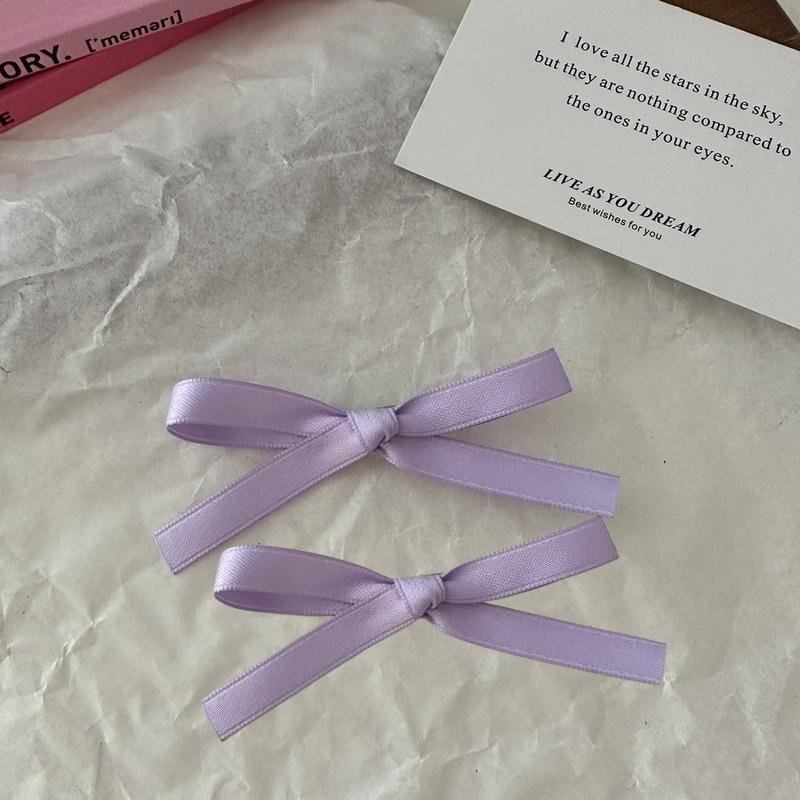 2 Stück Süße Niedliche Schleife Haarspange Süße Ballett Schleife Haarnadelspange Koreanischer Stil All-Match Haarspangen Mädchen Kopfschmuck Haarschmuck