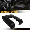 Center Console Leather For Lid Armrest Cover Trim 2014- Tundra Black Toyota