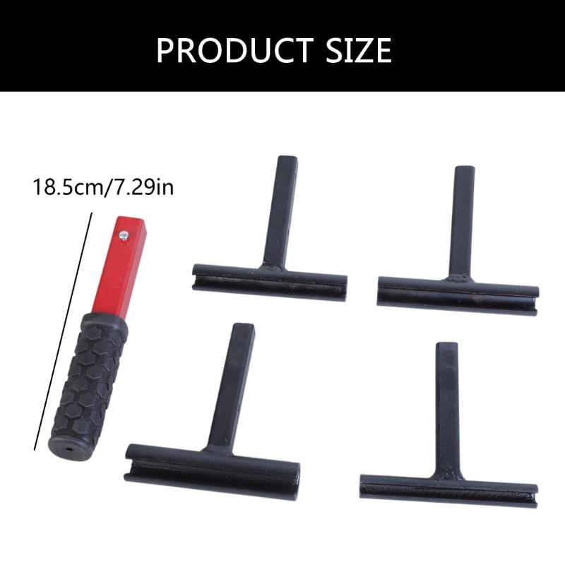 Professional 4 In 1 Ergonomic Hinge Benders Wrench Adjustment Tool Kit for Door Cabinets Steel Construction Easy To Use