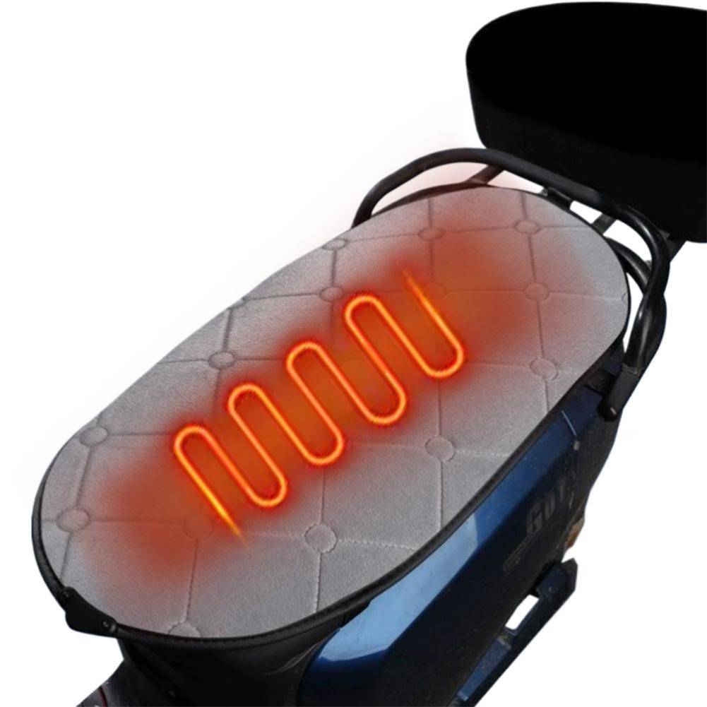 Motorcycle Heated Seat Warming Pad Motorbike Scooter Heating Pad Motorcycle Heated Seat Cushion For Dirt Bike ATV Snowmobile