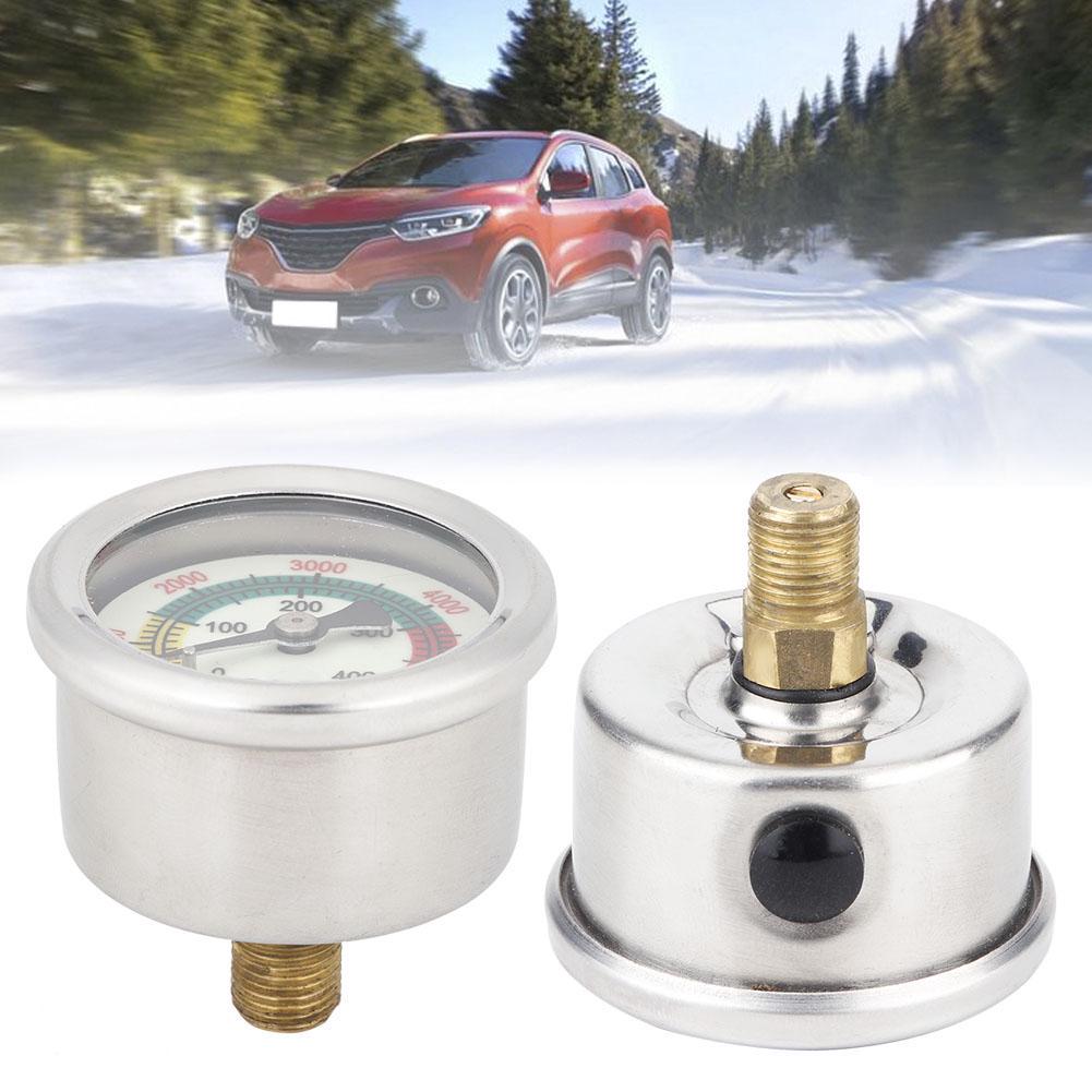  Base Entry Pressure Gauge Manometer 0-40mpa 6000psi with Metal Case for Outdoor Use Easy to Install and Read 