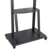 Tall TV Cart Mobile TV Stand Adjustable Large Floor TV Stand Load Capacity 40kg