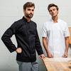 Premier Studded Front Long Sleeve Chefs Jacket / Chefswear