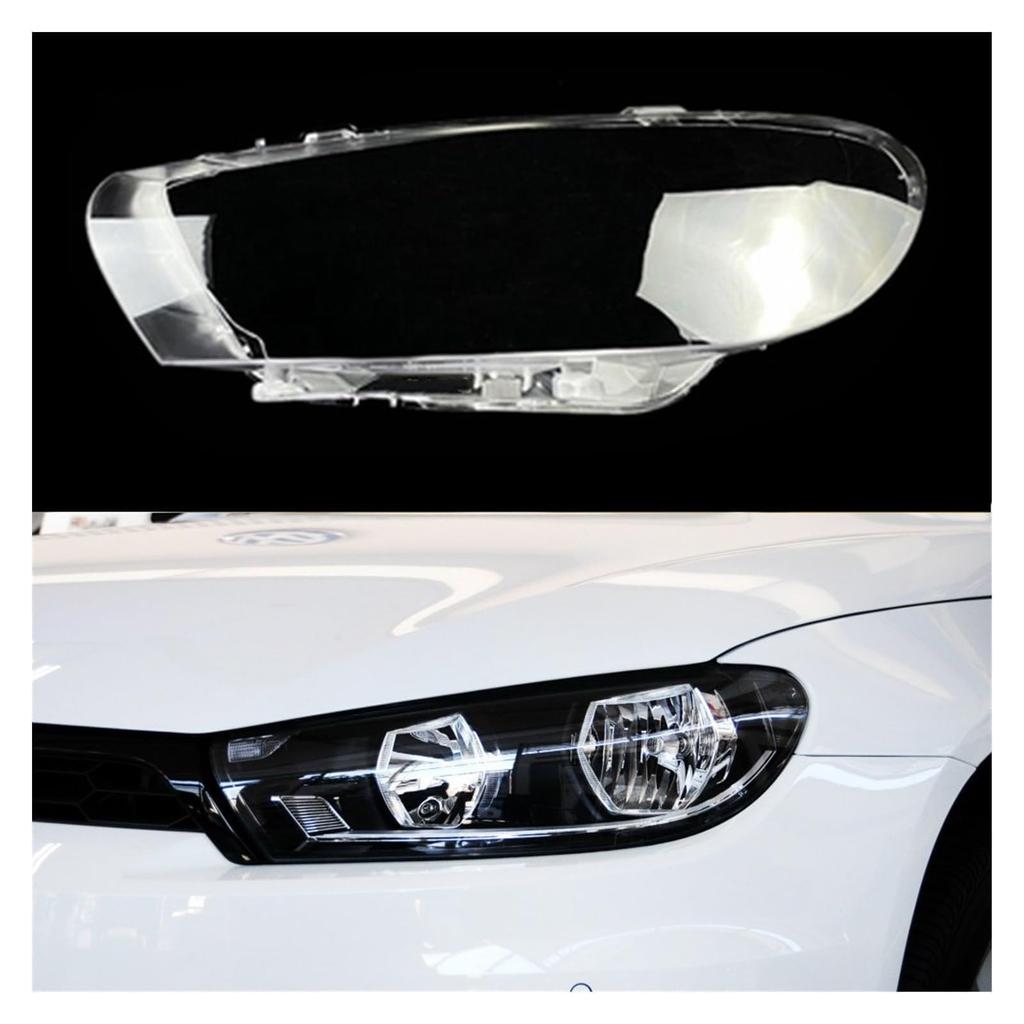 Headlight Lens Cover For Volkswagen VW Scirocco 2008-2016 Car Headlight Shell Cover Replacement Lampshade Shell