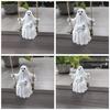 Halloween Resin Specters Swinging Charm Resin Swing Specters Figure Halloween Hanging Decors for Kids Family Enjoyment